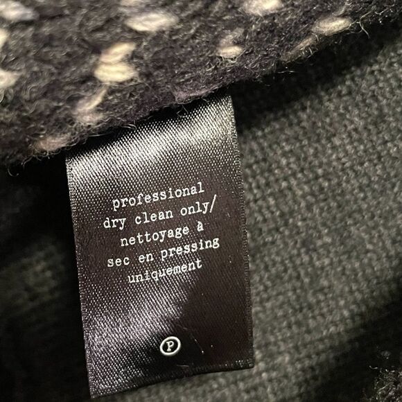 Rag & Done Wool with Lamb Leather Trim Jacket |Size:XS| - Picture 4 of 9